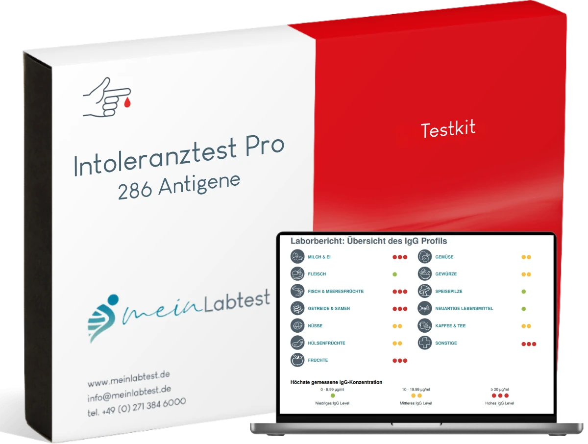 Lebensmittelunverträglichkeit-Test Pro