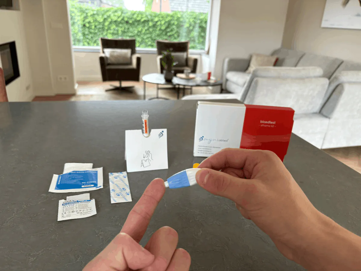 Nimm deine Probe für den PSA-Test zu Hause ab