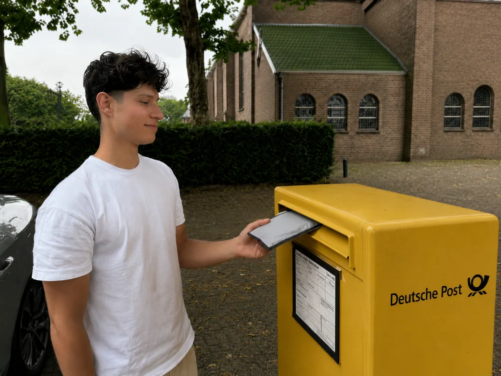 Sende deine Probe zurück